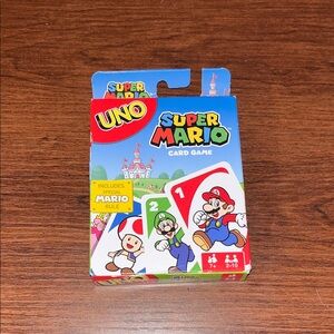 UNO Super Mario Card Game - Multicolor